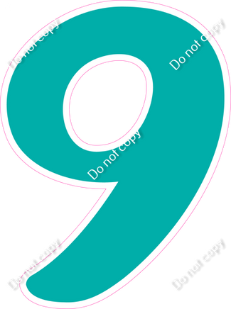 CU 23.5" Individuals - Flat Teal 9