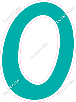 CU 23.5" Individuals - Flat Teal