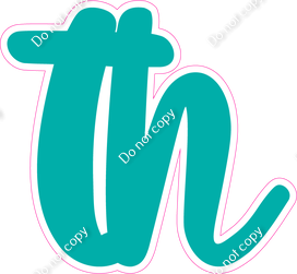 CU 23.5" Individuals - Flat Teal TH