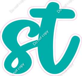 CU 23.5" Individuals - Flat Teal ST