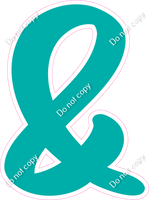 CU 23.5" Individuals - Flat Teal &