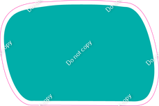 CU 23.5" Individuals - Flat Teal Dash