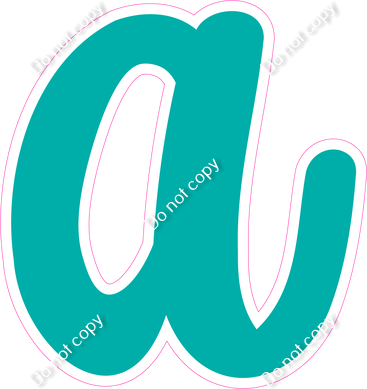 CU 23.5" Individuals - Flat Teal a