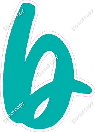 CU 23.5" Individuals - Flat Teal b