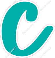 CU 23.5" Individuals - Flat Teal c