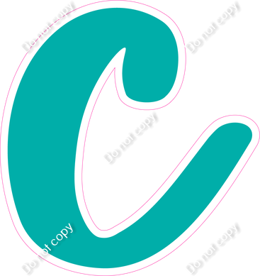 CU 23.5" Individuals - Flat Teal c