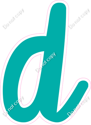 CU 23.5" Individuals - Flat Teal d