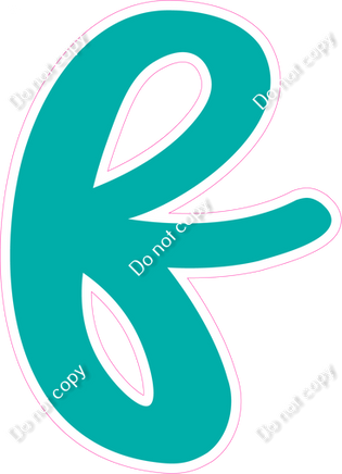 CU 23.5" Individuals - Flat Teal f