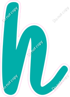 CU 23.5" Individuals - Flat Teal h