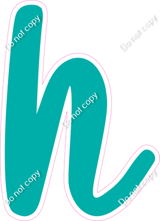 CU 23.5" Individuals - Flat Teal h