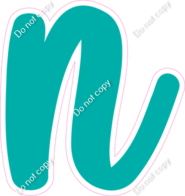 CU 23.5" Individuals - Flat Teal n