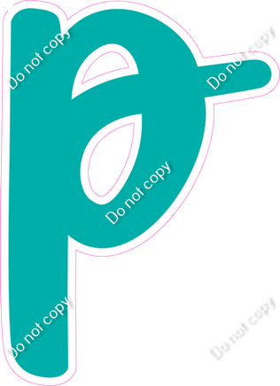 CU 23.5" Individuals - Flat Teal p