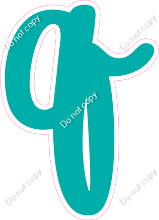 CU 23.5" Individuals - Flat Teal q