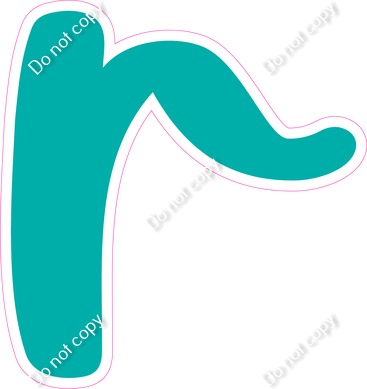 CU 23.5" Individuals - Flat Teal r