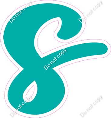 CU 23.5" Individuals - Flat Teal s