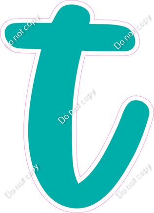 CU 23.5" Individuals - Flat Teal t