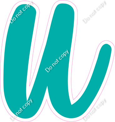 CU 23.5" Individuals - Flat Teal u