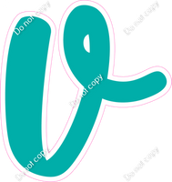 CU 23.5" Individuals - Flat Teal v