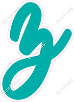 CU 23.5" Individuals - Flat Teal z