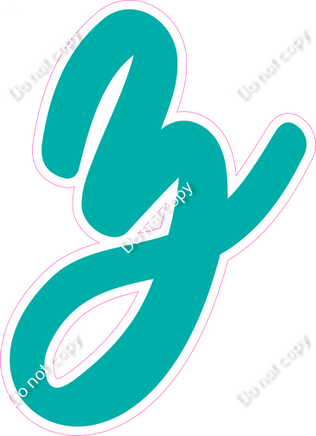 CU 23.5" Individuals - Flat Teal z