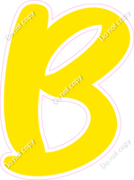 CU 23.5" Individuals - Flat Yellow B