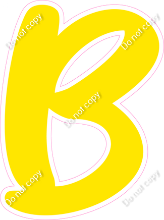 CU 23.5" Individuals - Flat Yellow B