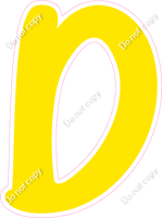 CU 23.5" Individuals - Flat Yellow D