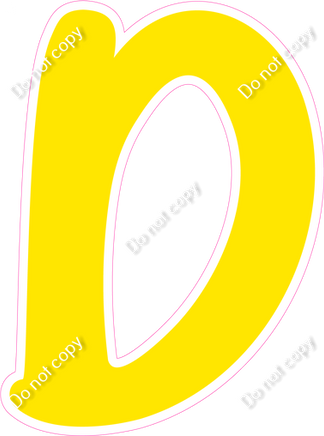 CU 23.5" Individuals - Flat Yellow D