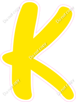 CU 23.5" Individuals - Flat Yellow K