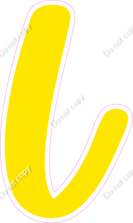 CU 23.5" Individuals - Flat Yellow L