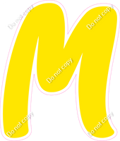 CU 23.5" Individuals - Flat Yellow M