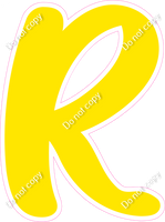 CU 23.5" Individuals - Flat Yellow R