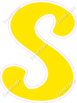 CU 23.5" Individuals - Flat Yellow S