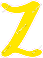 CU 23.5" Individuals - Flat Yellow Z