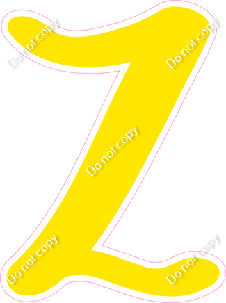 CU 23.5" Individuals - Flat Yellow Z