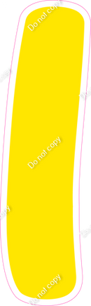 CU 23.5" Individuals - Flat Yellow 1