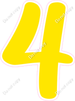 CU 23.5" Individuals - Flat Yellow 4