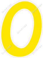 CU 23.5" Individuals - Flat Yellow