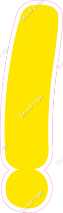 CU 23.5" Individuals - Flat Yellow !