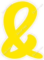 CU 23.5" Individuals - Flat Yellow &