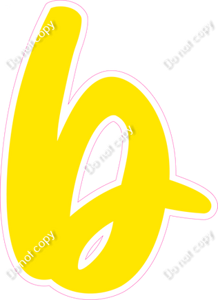 CU 23.5" Individuals - Flat Yellow b