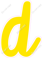 CU 23.5" Individuals - Flat Yellow d