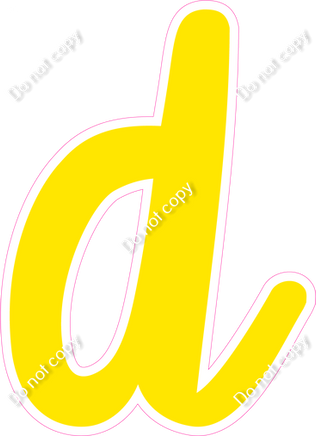 CU 23.5" Individuals - Flat Yellow d