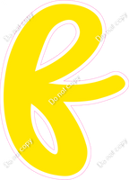 CU 23.5" Individuals - Flat Yellow f