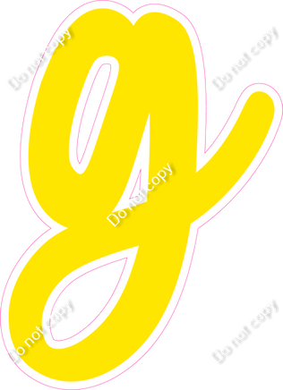 CU 23.5" Individuals - Flat Yellow g