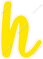 CU 23.5" Individuals - Flat Yellow h