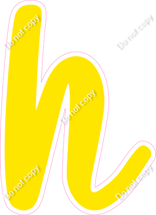 CU 23.5" Individuals - Flat Yellow h