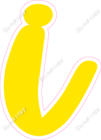 CU 23.5" Individuals - Flat Yellow i