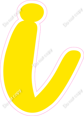 CU 23.5" Individuals - Flat Yellow i