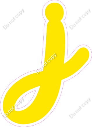 CU 23.5" Individuals - Flat Yellow j